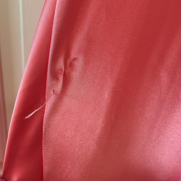 NWT! Bebe Pink Cowl Neck Satin Midi Dress! - Picture 8 of 8